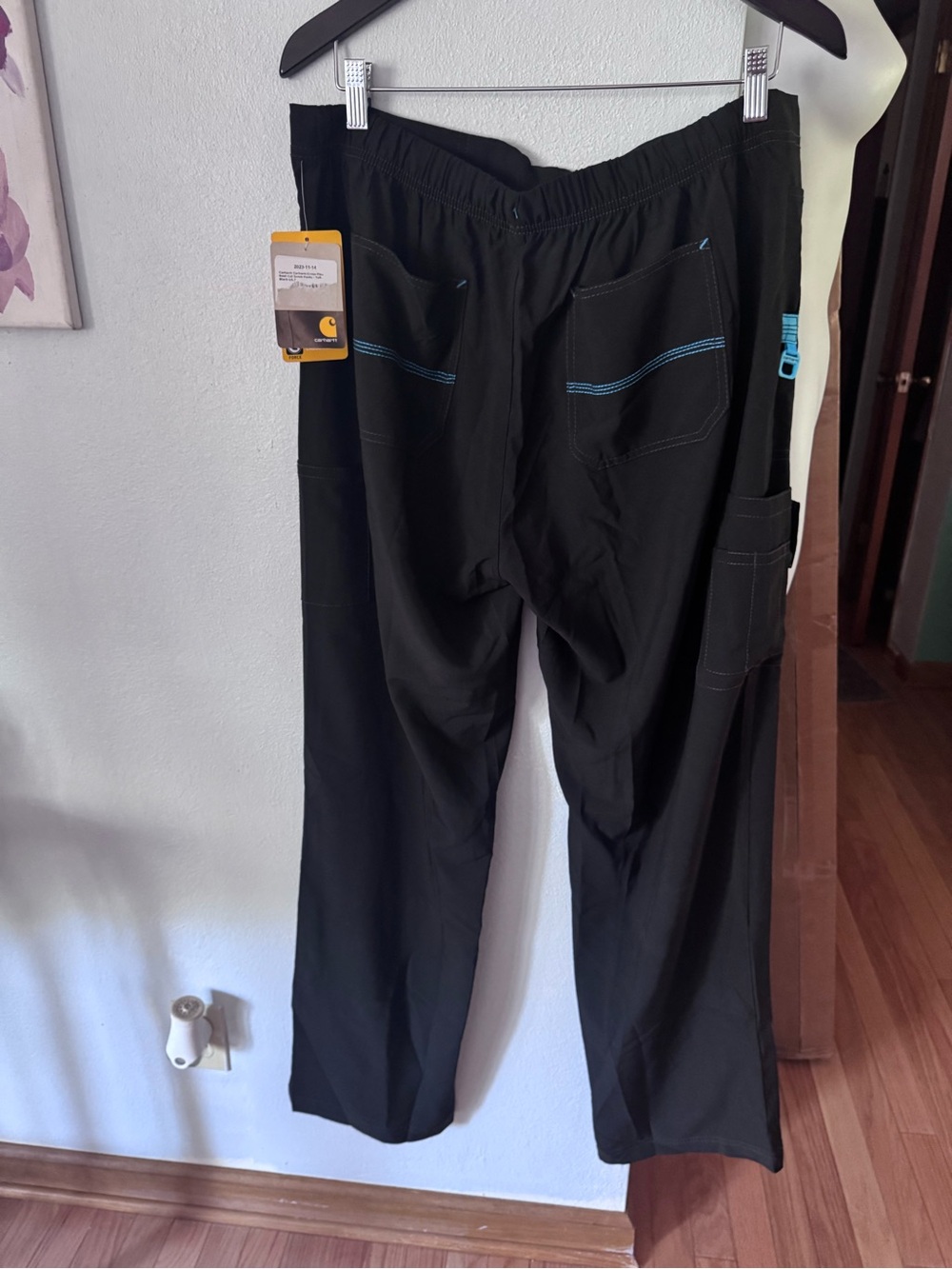 Carthartt Cross-Flex Women's Boot Cut Cargo Scrub Pant L tall NWT - Picture 7 of 13